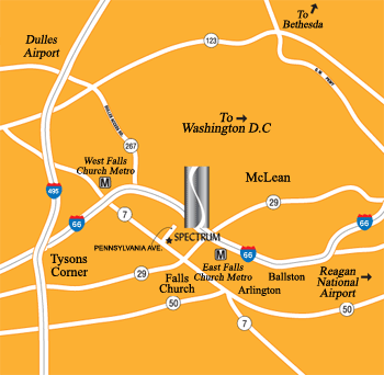 Map of the location